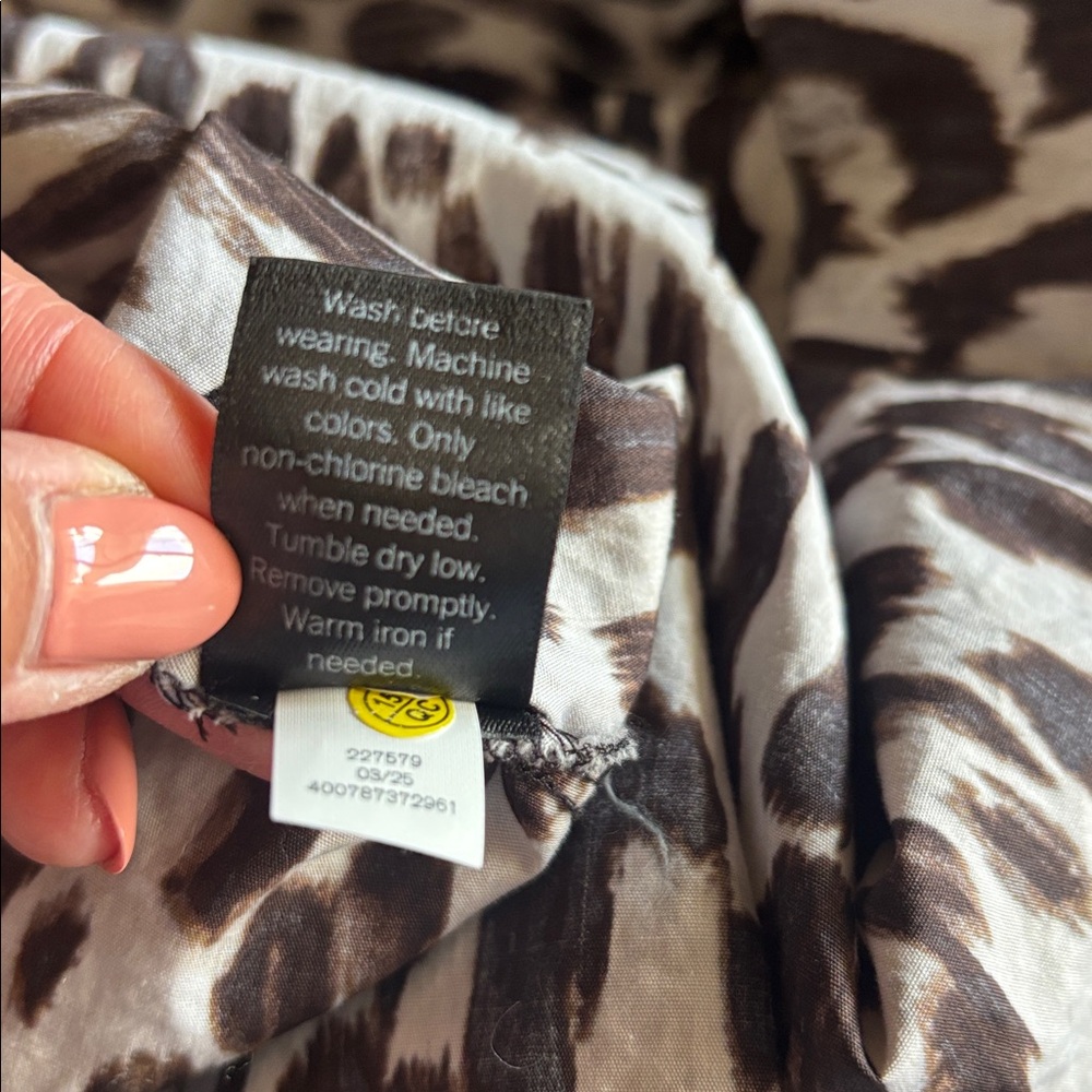 Simply Vera Vera Wang|  Animal Print A-Line Skirt - Picture 8 of 8